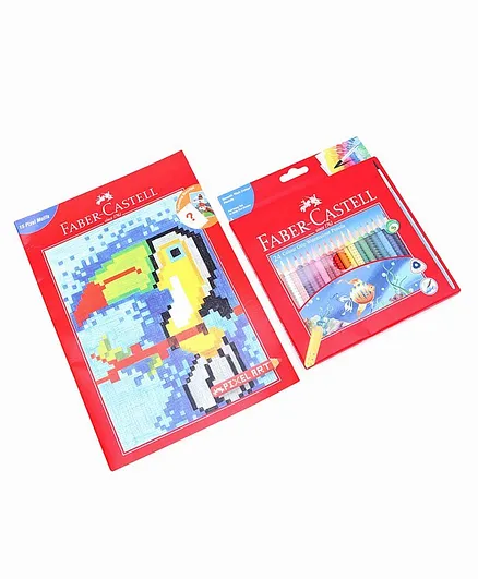 Faber Castell Watercolour Pencils Colouring Kit - Multicolor