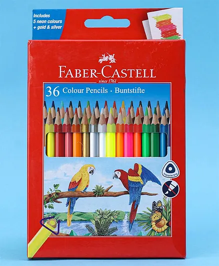 Faber Castell Colour Pencils Set of 36 - Multicolour