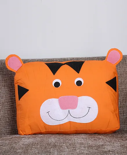 My Gift Booth Tiger Cushion - Orange