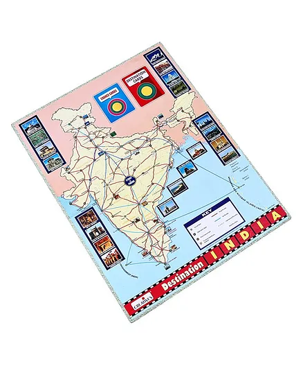 Creative Destination India Card Game - Multicolour 
