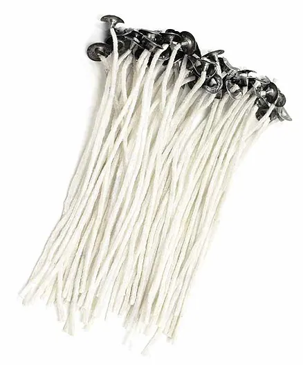Asian Hobby Crafts Candle Wicks White - Pack of 50 