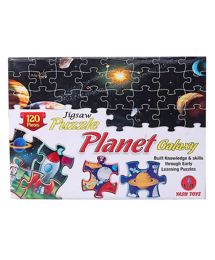 Yash Toys Planet Jigsaw Puzzle Pack of 3 - 40 Pieces Each