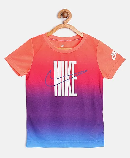 Nike Half Futura Gradient T-Shirt - Blue