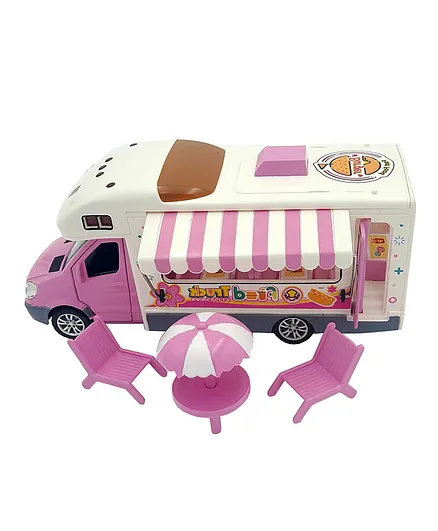 VGRASSP Food Truck Party Pretend Play Toy Set - Pink