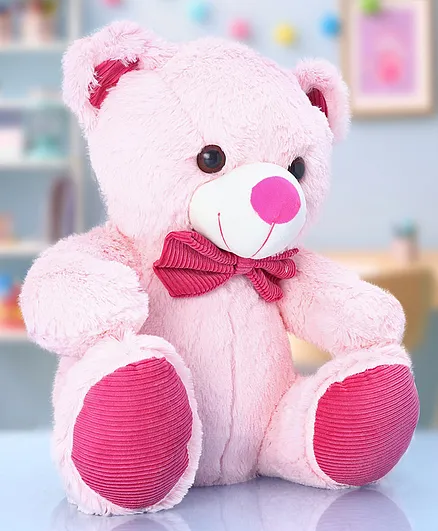 Babyhug Plush Teddy Bear Soft Toy Pink - Height 40 cm