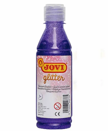 Jovi Tempera Liquid Glitter Sparkle Poster Water Colour Violet - 250 ml
