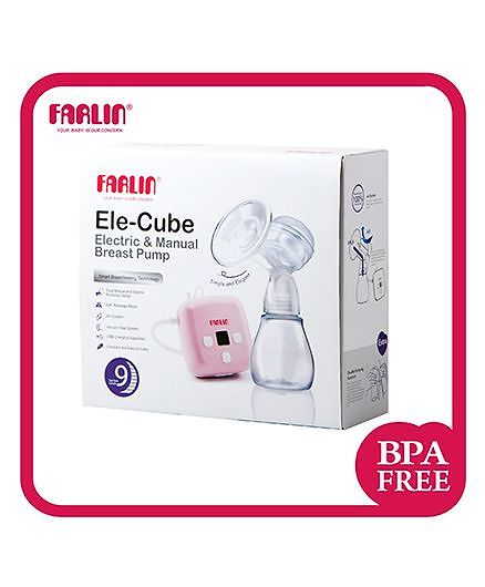 Customer Reviews: Farlin Ele Cube Manual & Electric Breast Pump at