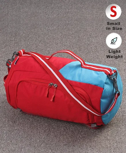 Pine Kids Duffle Bag cum Backpack for 1 Day Trip  - Red