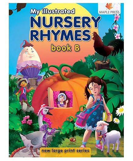 Nursery Rhymes Book B Illustrated - English