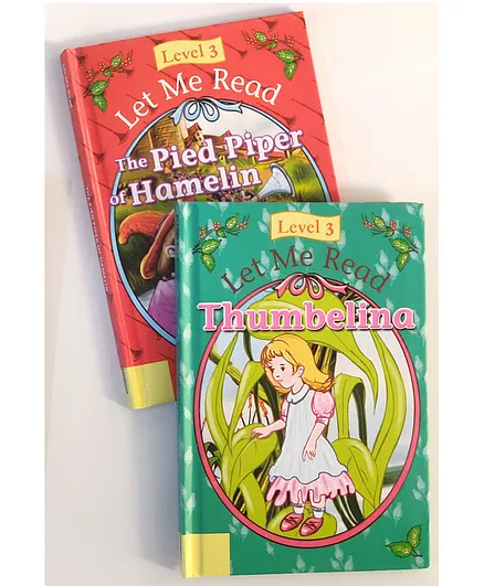 Let Me Read  Thumbelina & The Pied Piper of Hamelin Level 3 Pack of 2  English