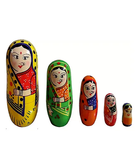 C&C Nesting Doll Multicolor - Pack of 5