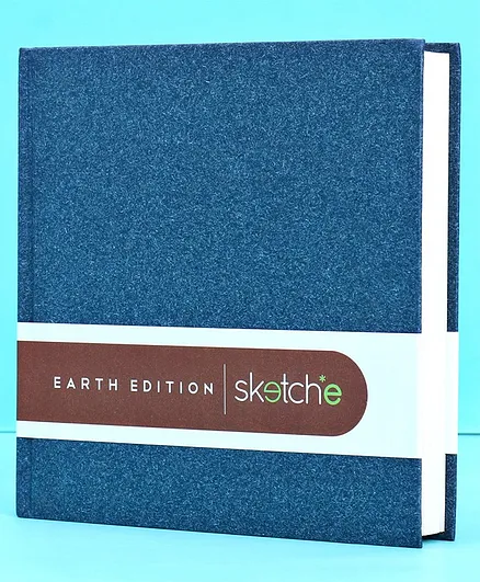 Anupam Earth Edition SketchE Hard Bound Square Book (Colour & Print May Vary) - 128 Pages