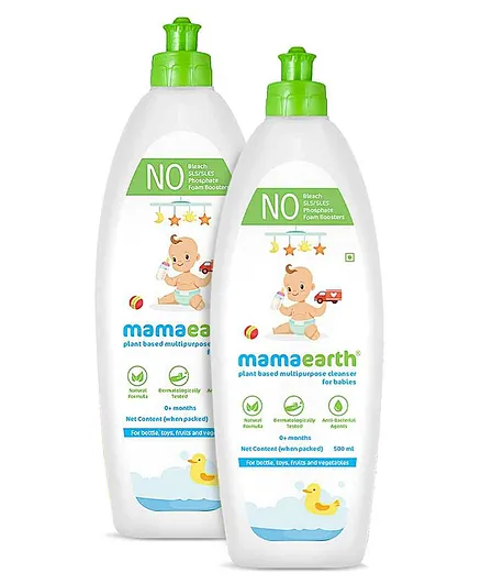 Mamaearth Plant Based Multi Purpose Cleanser - 500 ml ( Pack of 2 )