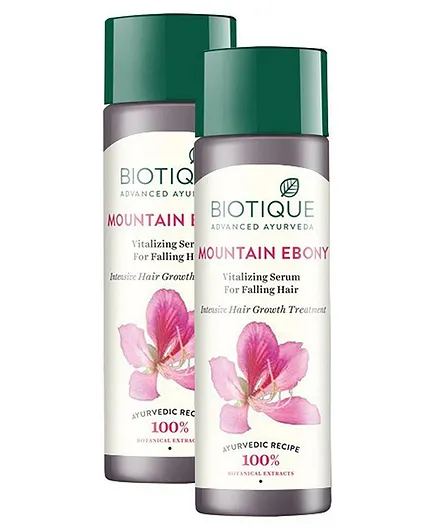 Buy Biotique Bio Mountain Ebony Fresh Growth Stimulating Vitalazing Serum -  120 ml (Pack of 2) Online at 
