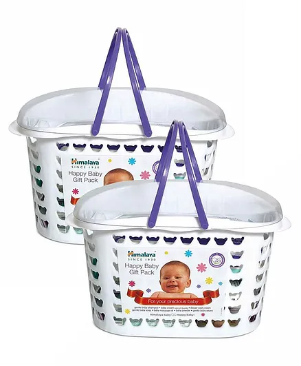 Himalaya Baby Care Gift Basket Pack - Set Of 7 (Pack of 2)