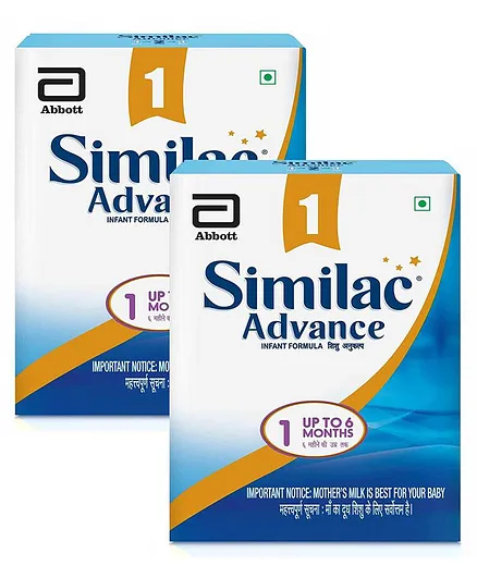 Similac Advance Stage 1 - 400 gm (Pack of 2)