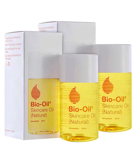 Bio-Oil Specialist Skincare Oil Natural - 60 ml (Pack of 2)