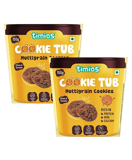 Timios Cookie Tub - 150 gm (Pack of 2)