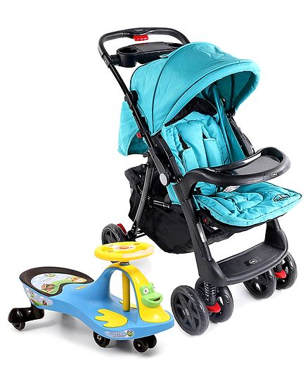 babyhug froggy gyro swing car