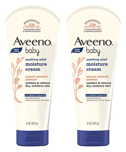 Aveeno Baby Soothing Relief Moisture Cream  227g - pack of 2
