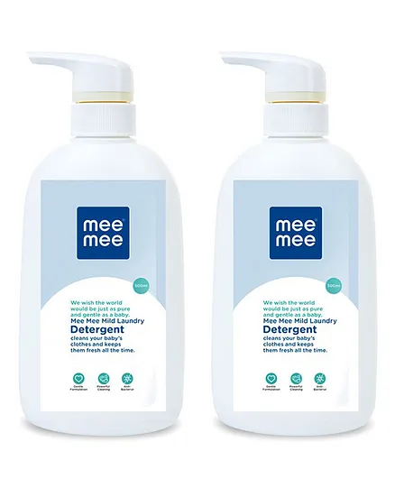 Mee Mee Baby Laundry Detergent 500 ml Pack of 2
