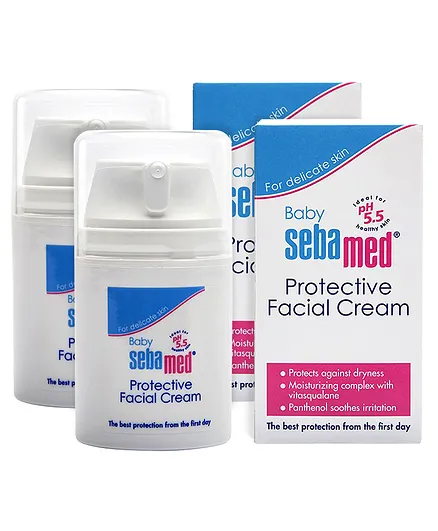 Sebamed Baby Protective Facial Cream - 50 ml (pack of 2)