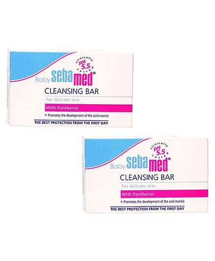 Sebamed Baby Cleansing Bar - 150 gm (pack of 2)