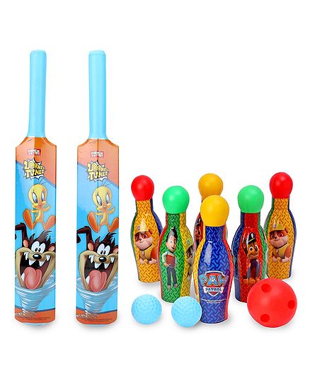 paw patrol light up bowling set in box