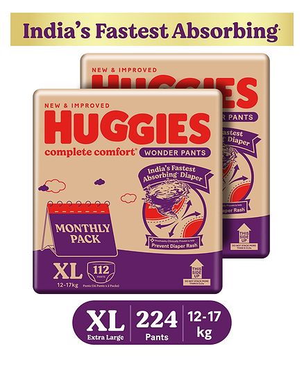 huggies diapers large monthly pack