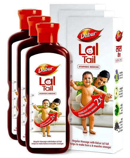 Dabur Lal Tail - 200 ml(Pack of 3)