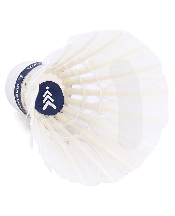 Pine Kids Badminton Set - Green & Black | Includes 2 Lightweight Rackets & 3 Shuttlecocks | Strong Frame, Easy Grip Handle | Perfect Outdoor/Indoor Sports Game for Kids.