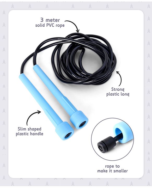Pine Kids Premium Sleek Skipping Rope - Blue