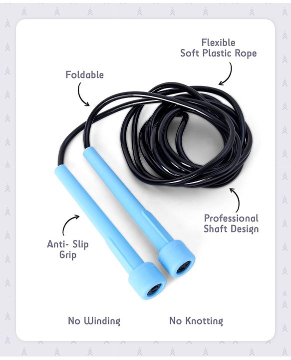 Pine Kids Premium Sleek Skipping Rope - Blue