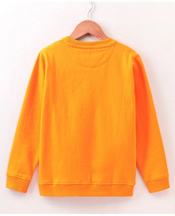 Pine Kids Full Sleeves Bio Washed Sweatshirt Text Graphic Pack of 2 - Yellow & Blue