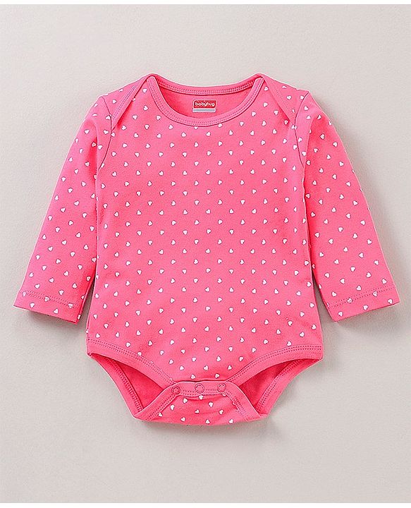 Babyhug Full Sleeves 100% Cotton Onesies Pack of 7 - Multicolor