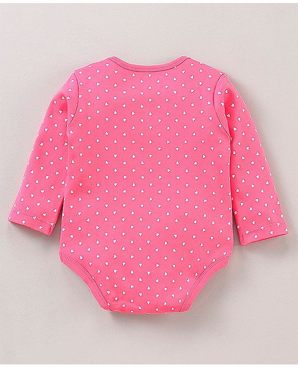 Babyhug Full Sleeves 100% Cotton Onesies Pack of 7 - Multicolor