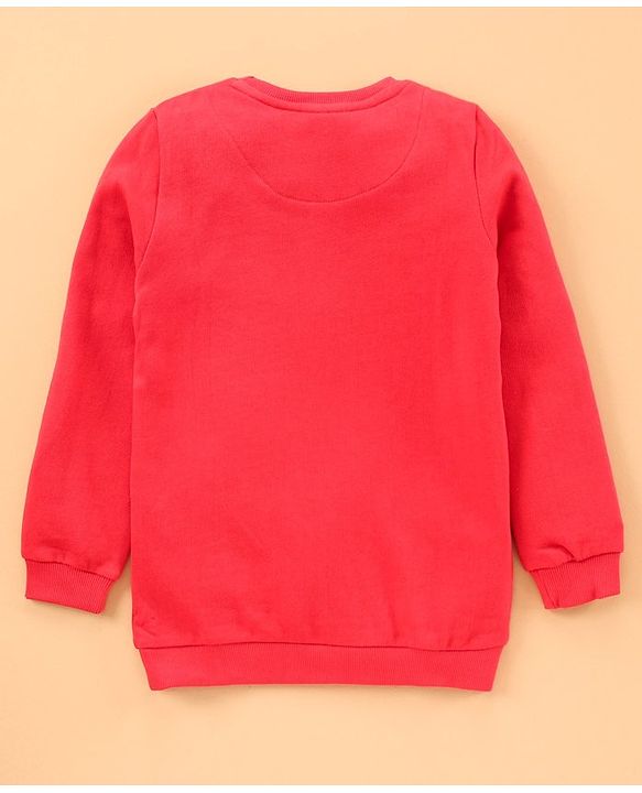 Pine Kids Full Sleeves Top & Bottomwear - Red