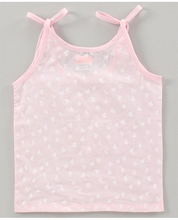 Babyhug 100% Cotton Singlet Jhablas Rose Print Pack of 3  - Multicolor