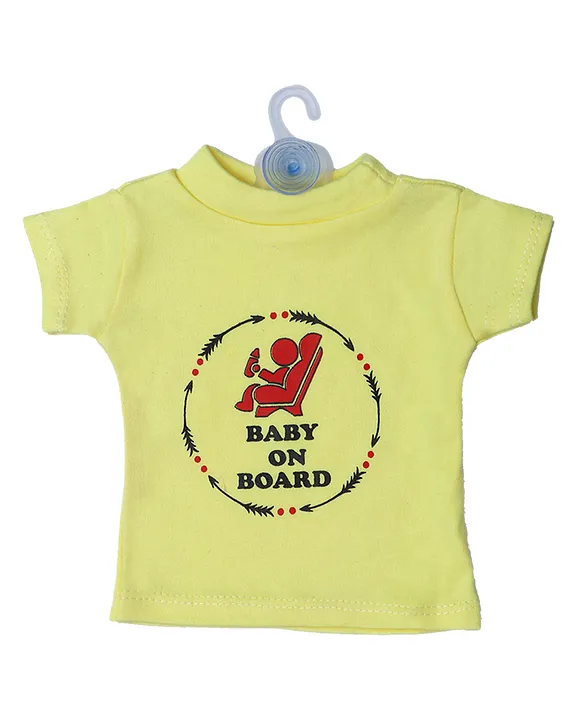 Firstcry Baby On Board Sign Yellow Online in India, Buy at Best Price from   - 1180832