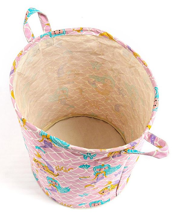 Pine Kids Laundry Bag Mermaid Print - Pink