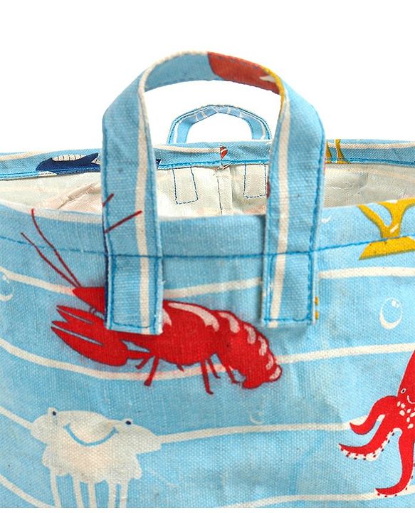 Pine Kids Laundry Bag Sea Print - Blue