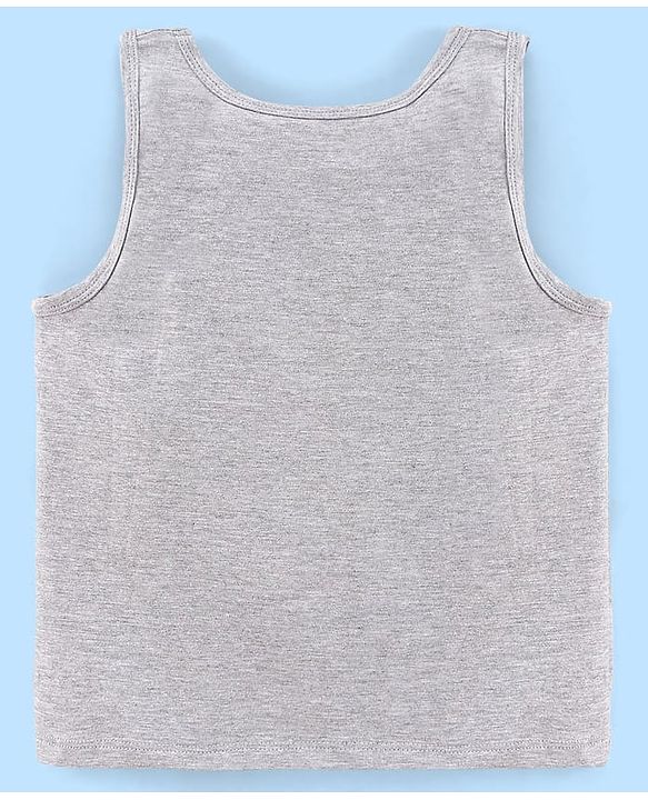 Pine Kids Cotton Sleeveless Slips Solid & Stripes Pack of 3 (Colour May Vary)