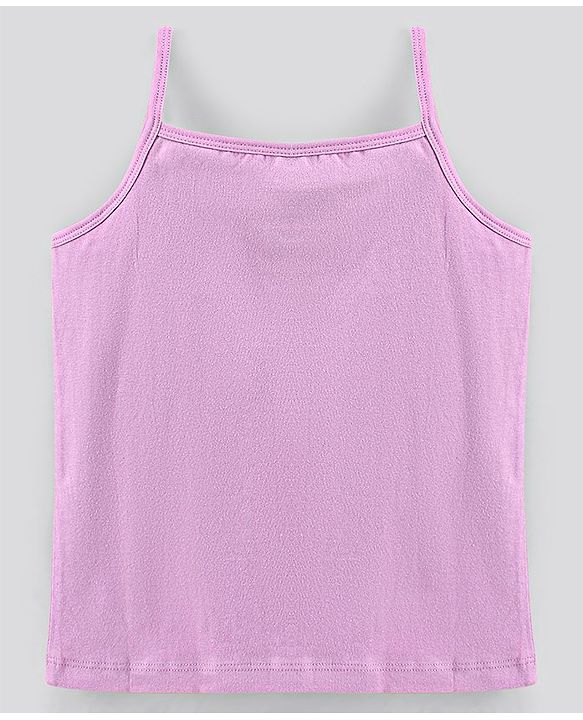 Pine Kids Sleeveless Cotton Slips Butterfly And Stripe Print Pack Of 3 (Colour May Vary)