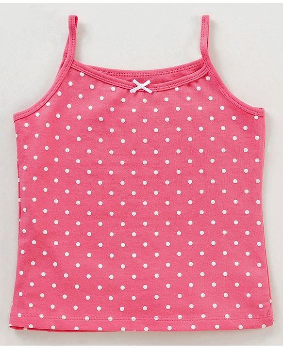 Pine Kids Sleeveless Anti Microbial Slips Pack of 3 (Color May Vary)