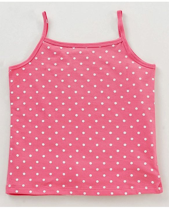 Pine Kids Sleeveless Anti Microbial Slips Pack of 3 (Color May Vary)