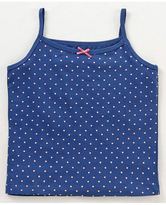 Pine Kids Sleeveless Anti Microbial Slips Pack of 3 (Color May Vary)