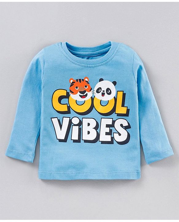 Babyhug Full Sleeves T-Shirts Stripes and Text Print Pack of 2 - Multicolour