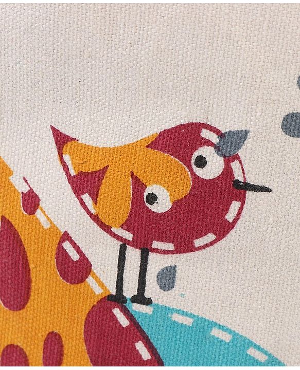 Babyhug Laundry Bag Elephant Bird Printed - Green