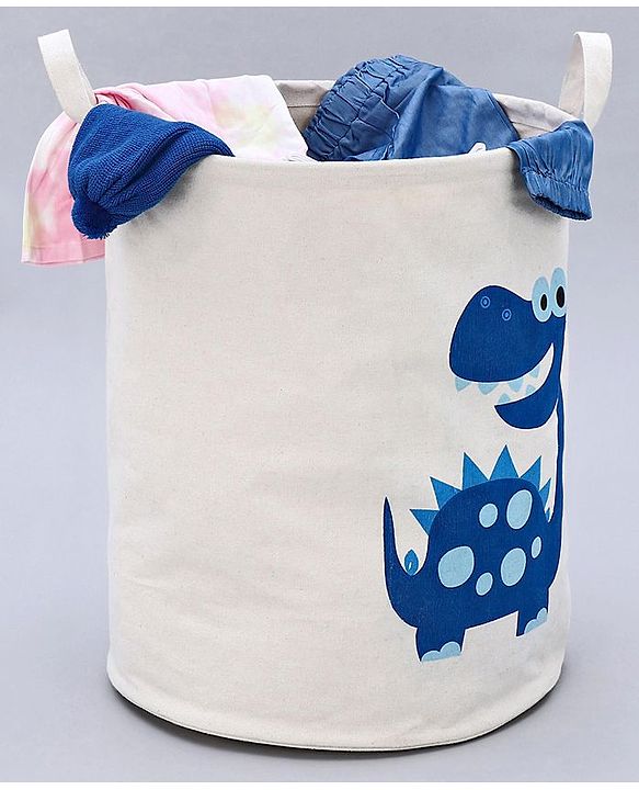 Babyhug Laundry Bag Dinosaur Printed - Blue