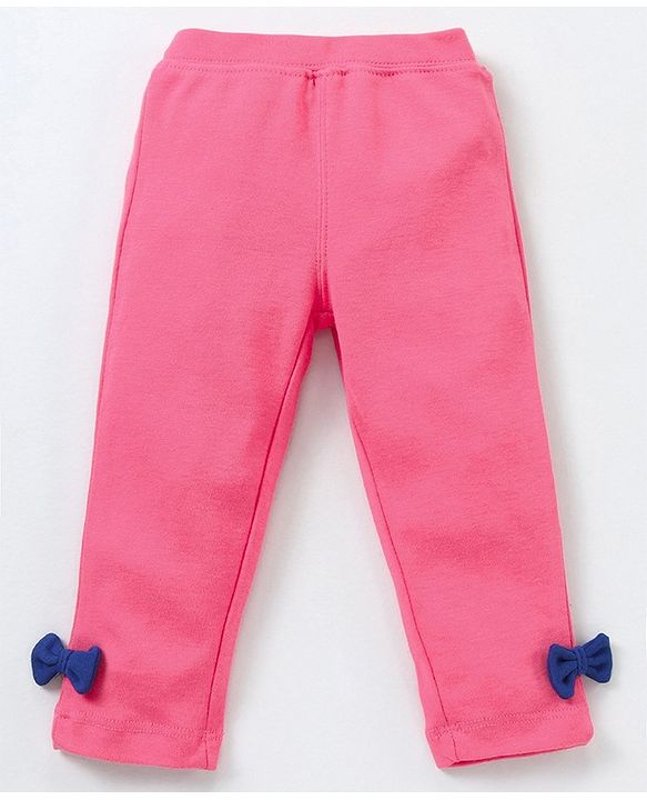 Babyhug Half Sleeves 100% Cotton Onesie with Leggings - Multicolour